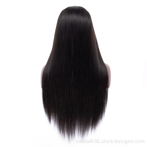 Wholesale Lace Front Toupee 100 Unprocessed Virgin Brazilian Straight Human Hair 13x4 Lace Frontal Wig